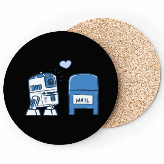 Funny Star Wars r2d2 comic Coasters