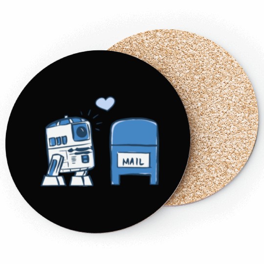 Funny Star Wars r2d2 comic Coasters