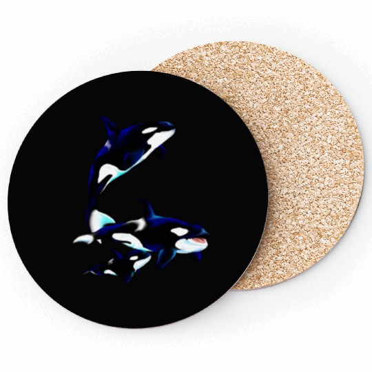 Orca Family Coasters