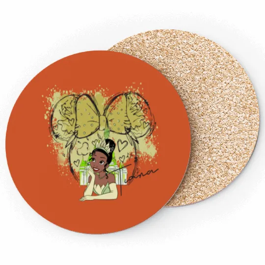 Disney Tiana Princess, Princess Tiana Coasters, Tiana Coasters