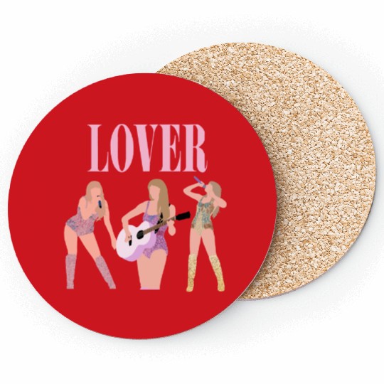 taylorswift lover eras tour art Coasters