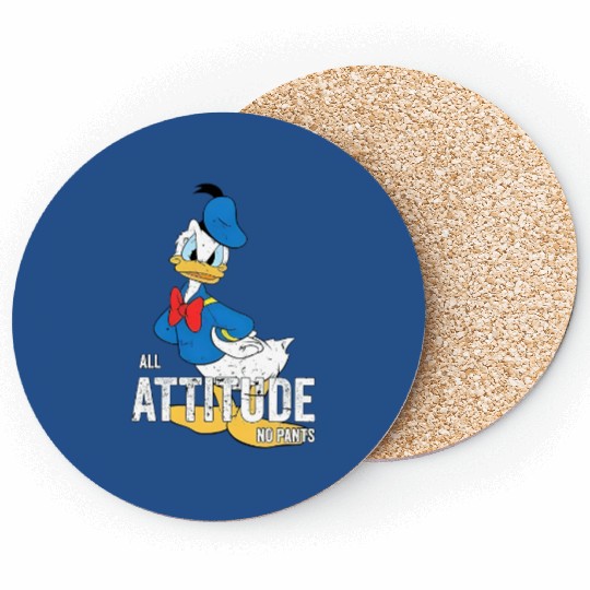 Discover All Attitude Donald Duck Coasters, Disney Donald Duck Coasters, Donald Duck Gift For Women and Man Coasters