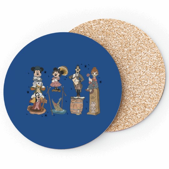 Discover Haunted Mansion  Coasters, Mickey and Friends Coasters, Retro Disney Halloween Coasters