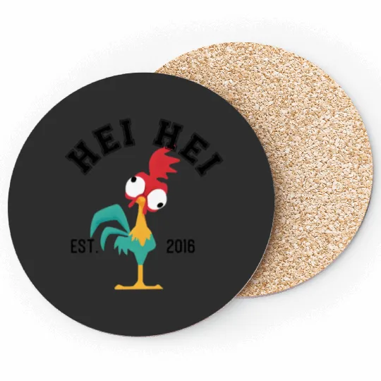 Hei Hei Coasters, Disney Hei Hei Coasters, Disney Rooster Coasters