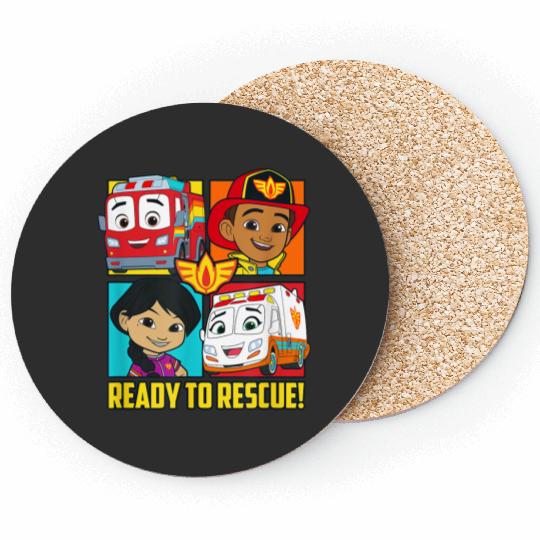 Disneyss Firebuds Bo Violet Ready To Rescue Box Up Coasters
