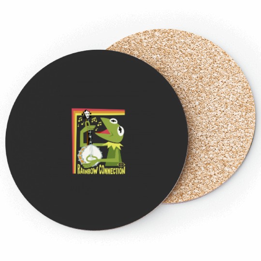 Disneyss The Muppet Movie Kermit Rainbow Connection Stylized Coasters