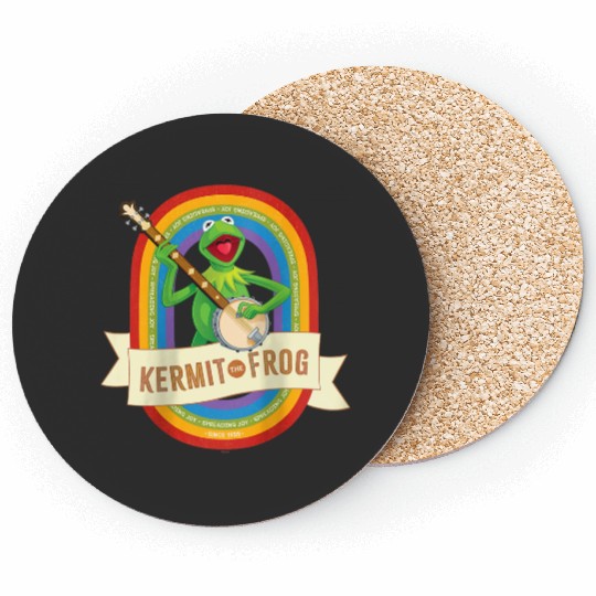 Disneyss The Muppets K the frog Spreading Joy Since 1955 Coasters
