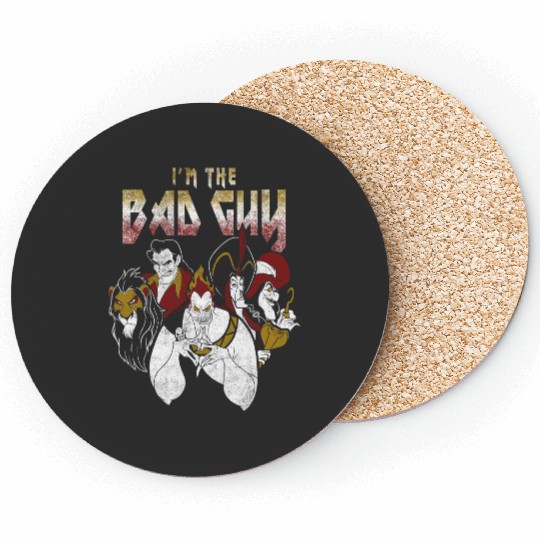Disney Villains I'm The Bad Guy Group Shot Coasters