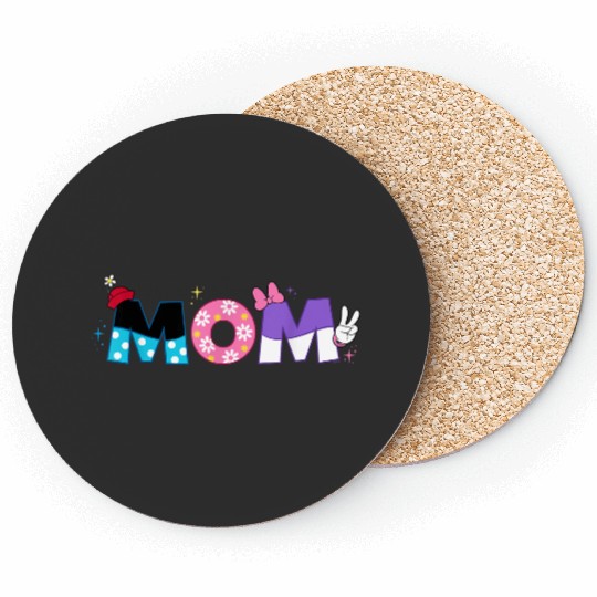 Disney Minnie Mouse And Daisy Duck Mom Mothers Day Birthday Coasters