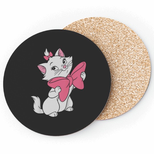 Disney The Aristocats Smiling Cute Marie Big Chest Portrait Coasters