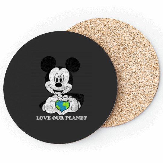 Disney Mickey Classic Mickey Love Our Planet Ear Coasters