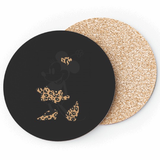 Disney Minnie Mouse Cheetah Print Outfit Coasters
