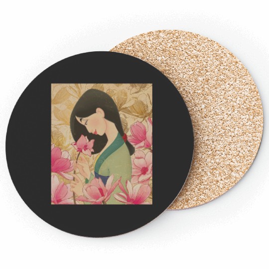 Disney Mulan Floral Coasters