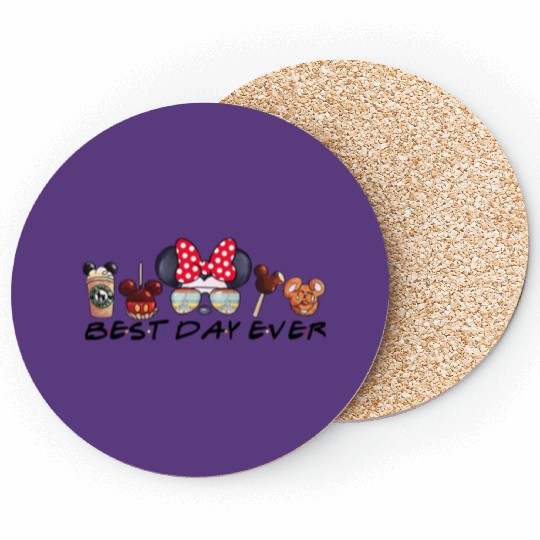 Disney Best Day Ever Snacks Coasters