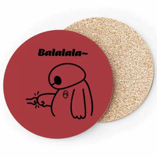 BaLaLaLa Disney Baymax Coasters, Baymax Disney Coasters, Baymax Coasters, Disney Trip Coasters, Disney Gift