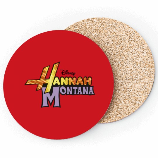 Hannah Montana Logo Coasters, Hannah Montana Coasters, WDW Magic Kingdom Disneyland