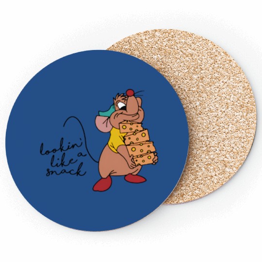 Disney Cinde Princess Funny Gus Lookin' Like A Snack Coasters, Magic Kingdom WDW Unisex Coasters