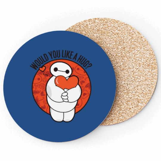 Disney Big Hero 6 Baymax Hug Graphic Coasters