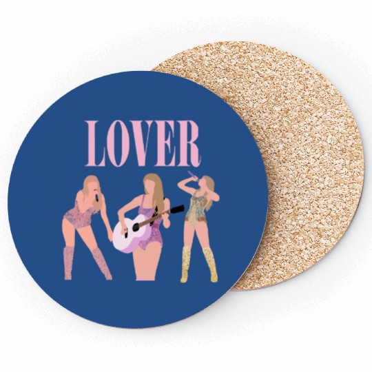 taylorswift lover eras tour art Coasters