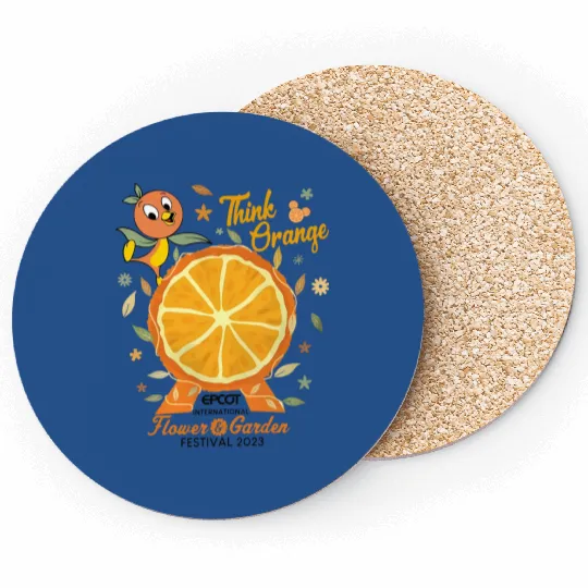 Disney Orange Bird Epcot Coasters, Disney Epcot International Flower and Garden Festival 2023