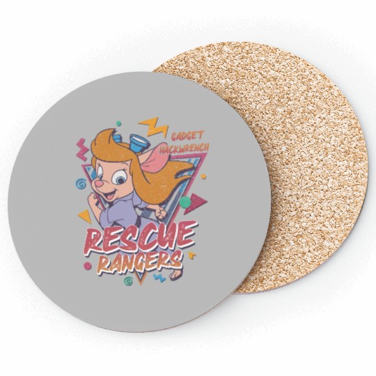 Gadget Hackwrench Coasters, Retro Disney Coasters, Rescue Rangers Coasters, Chip and Dale Coasters