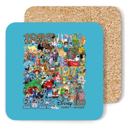 Disney's 100th Anniversary Men's Women's Coasters Disney