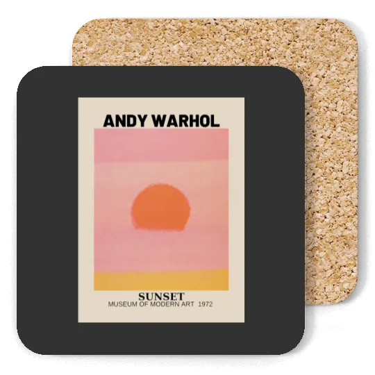 Discover Sunset - Museum Modern Art 1972 Coasters