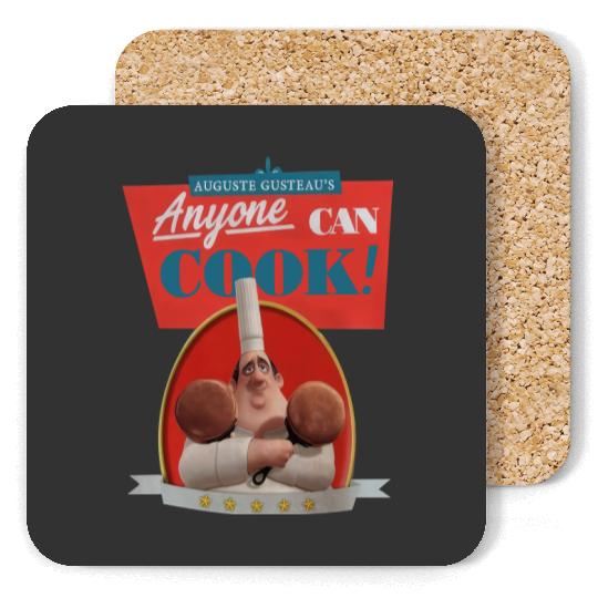 Disney Pixar Ratatouille Remy Little Chef Anyone Can Cook Coasters