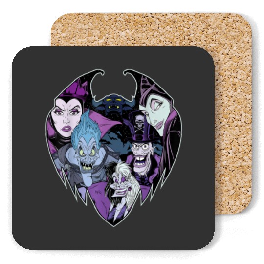 Disney Villains Evil Crew Coasters