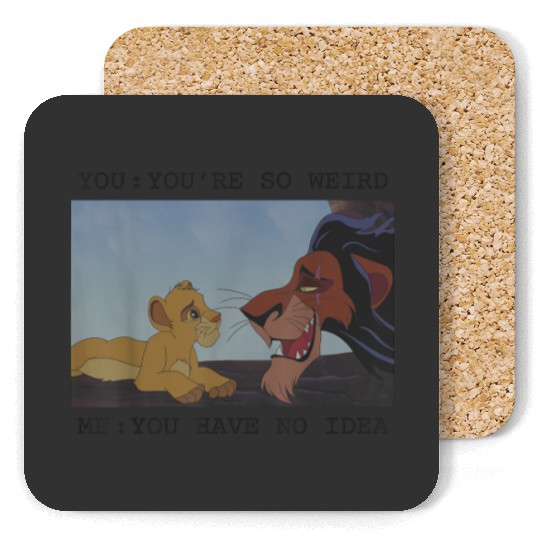 Disney The Lion King Simba Scar Youre So Weird M Coasters