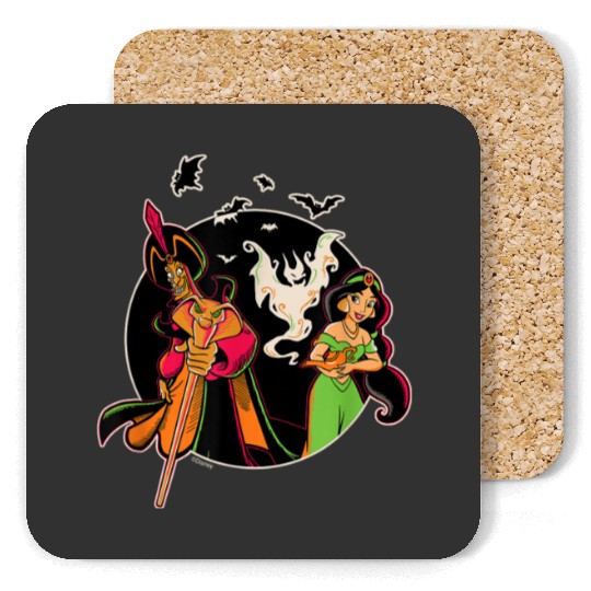 Disney Princess Jasmine and Jafar Aladdin Hallow Coasters