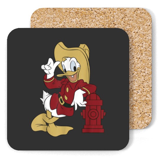 Disney Donald Duck Firefighter Outfit Coasters