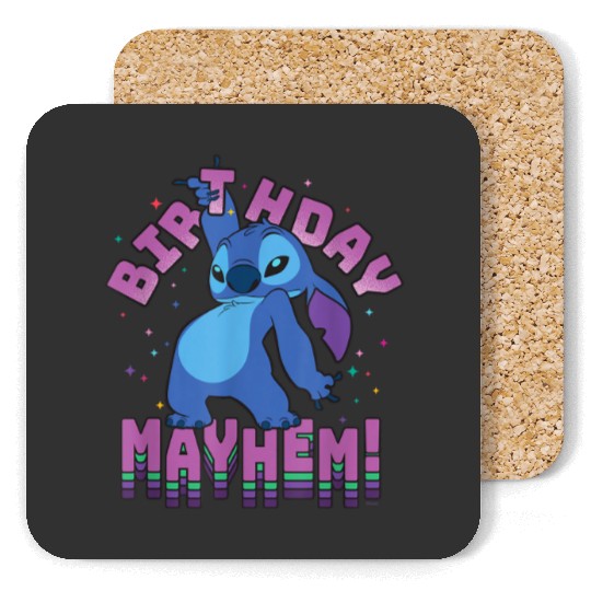Disney Lilo Stitch Disco Dance Birthday Mayhem Coasters