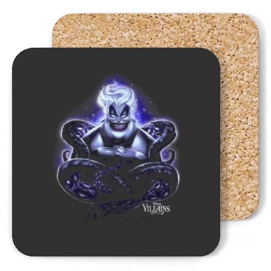 Disney Villains Ursula Dark Portrait Coasters