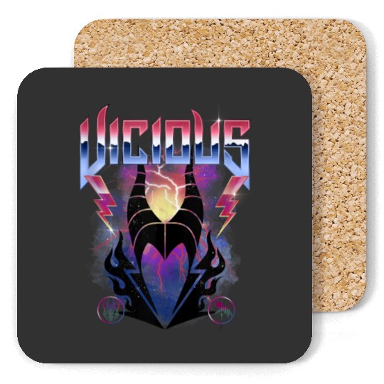 Disney Villains Maleficent Vicious Rock Portrait Coasters