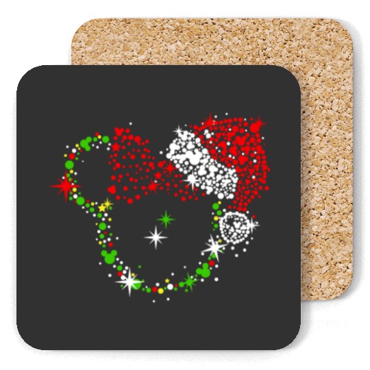 Discover Disney Mickey Minnie christmas Coasters