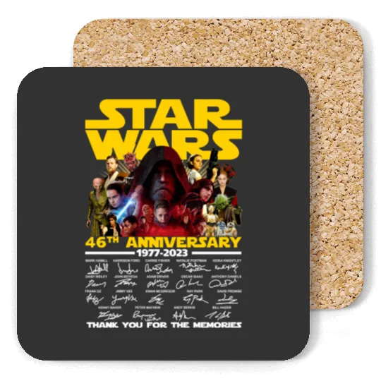 Discover Star Wars Coasters, Star Wars Memories Coasters, Star Wars Coasters, 46Th Anniversary Coasters, Star Wars Coasters, Star Wars Gifts, Disneyland Coasters