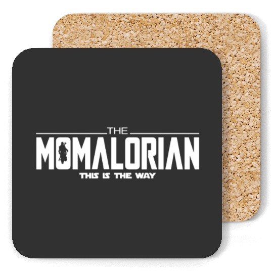 Disney Momalorian Dadalorian Coasters