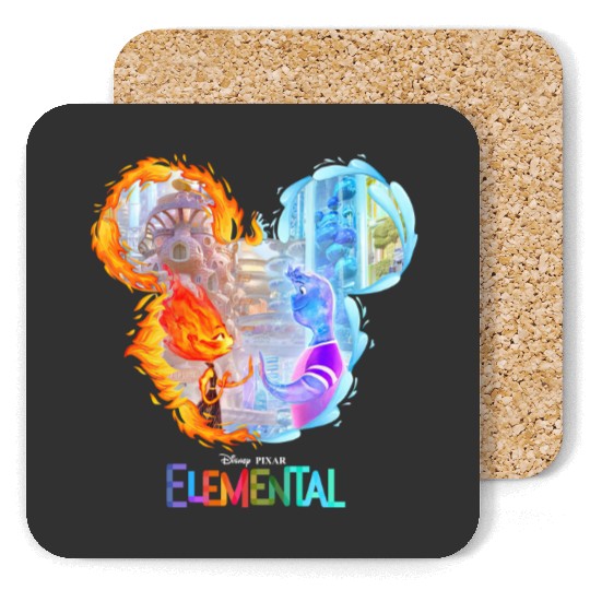 Disney Elemental 2023 Coasters, Disney Pixar Elemental Coasters
