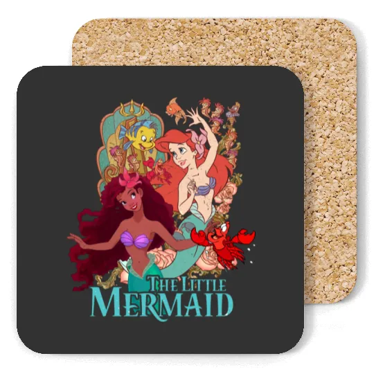 Retro Disney The Little Mermaid Coasters, The Little Mermaid Coasters