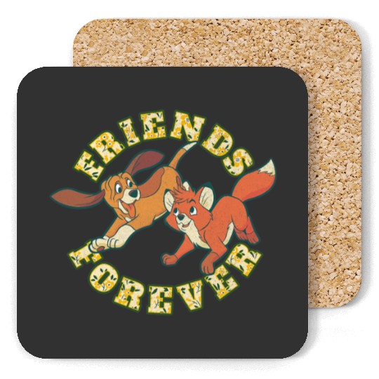 Disney The Fox and the Hound Tod And Copper Friends Forever Coasters