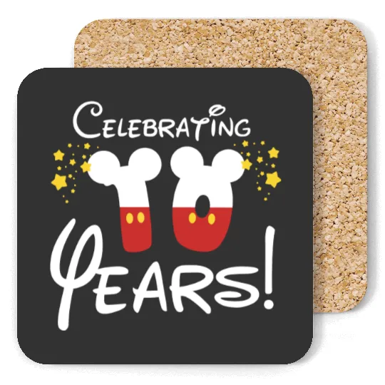 Celebrating 10 Years Disney Coasters, Anniversary Coasters