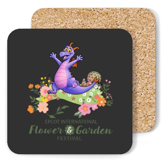 Vintage Disney Epcot Figment Color Coasters