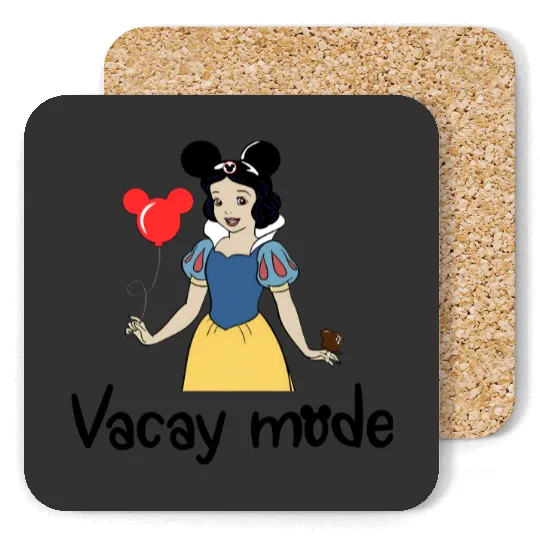 Snow White Coasters, Snow White Princess Coasters, Disney Snow White Coasters, Cute Disney Princess Coasters