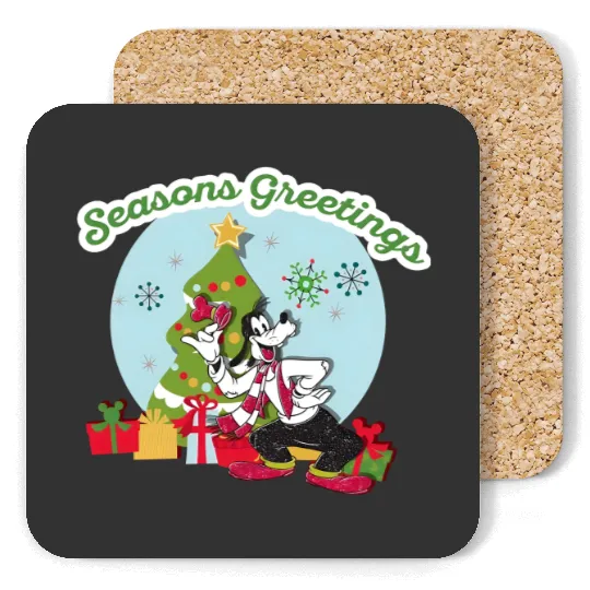 Discover Goofy Christmas Coasters, Goofy Disney Christmas Coasters