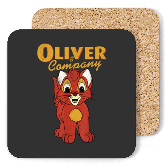Disney Oliver & Company Movie Portrait Coasters