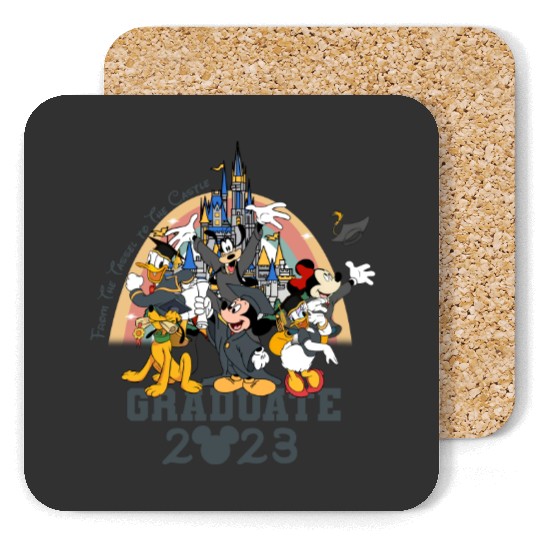 Graduate Mickey and Co Coasters, Disney Grad Trip Coasters, Disney Graduation 2023 Coasters