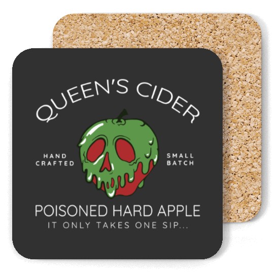 Queens Cider / Poison Apple / Snow White / Disney Inspired Coasters