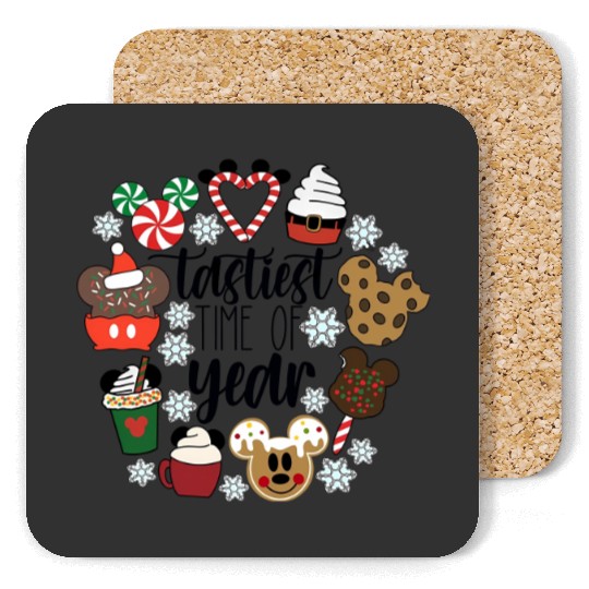 Christmas Disney Snacks Coasters