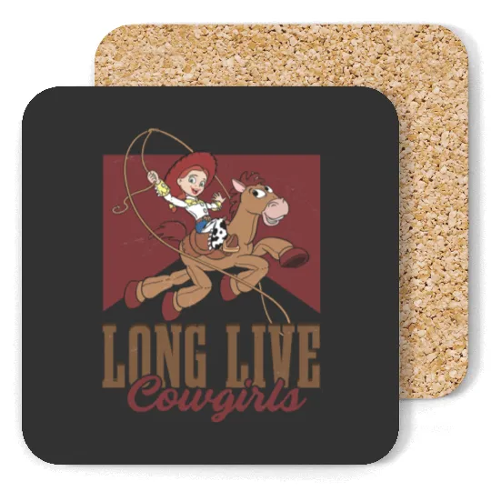 Retro Jessie Coasters, Disney Pixar Toy Story Jessie Long Live